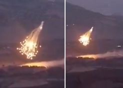 >İsrail, Lübnan'a fosfor bombası attı