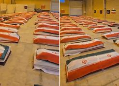 >Hint Okyanusu'ndan ölen İranlı denizciler son yolculuklarına uğurlanıyor
