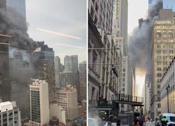 >ABD'nin Manhattan bölgesinde bir binada yangın çıktı