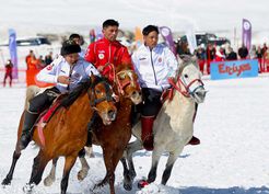 >'Kökbörü Oyunları Erciyes 2026' Erciyes Kayak Merkezi'nde düzenlendi