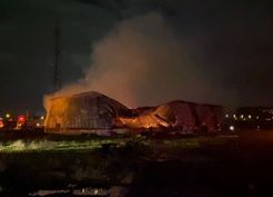 >Osmaniye'de kağıt fabrikası yangını