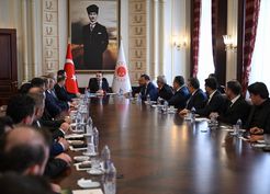 >Adalet Bakanı Gürlek, Nevşehirli iş insanlarını kabul etti