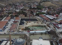 >Darende'de yeni çarşı projesinde çalışmalar sürüyor