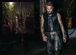 >Chris Brown mekandan çıktı, onlarca kadın peşine takıldı! O anlar olay oldu