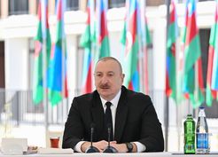 >Azerbaycan Cumhurbaşkanı Aliyev, Dost Agropark'ın hedefine ulaşmak üzere olduğunu söyledi