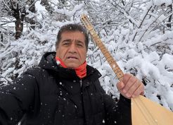 >Aydın Aydın'dan Nisan ortasında kar altında klip: Bu sene yaz gelmedi
