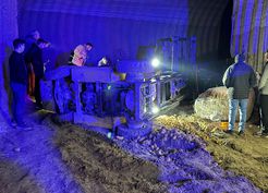 >Patates deposunda devrilen forkliftin operatörü öldü