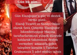 >Başkan İdris Alan'dan taraftarlara 5 otobüs tahsisi