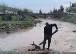 >Nurdağı'nda Şiddetli Yağış Sonrası Su Baskınları