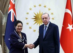 >Cumhurbaşkanı Erdoğan, Yeni Zelanda Genel Valisi Kiro'yu kabul etti