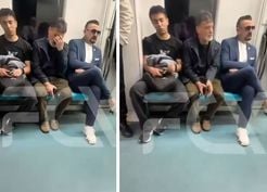 >Ertan Torunoğulları, Marmaray’da görüntülendi