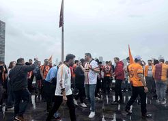 >Galatasaray'ın şampiyonluğu New York'ta coşkuyla kutlandı