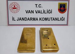 >Van'da 2 kilogram külçe altın ele geçirildi
