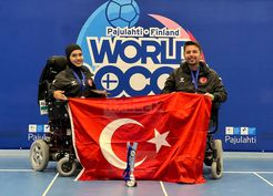 >Finlandiya'da Boccia'da bronz madalya