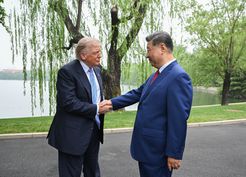 >Şi Cinping ve Trump Zhongnanhai'da buluştu