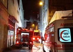 >Bursa'da tekstil atölyesinde korkutan yangın