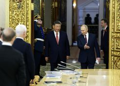 >Xi ve Putin, 10. Çin-Rusya Fuarı'na Kutlama Mesajı Gönderdi