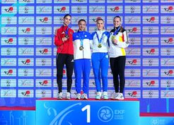 >Avrupa Karate Şampiyonası'nda Zümra Rezzan İm, gümüş madalya kazandı