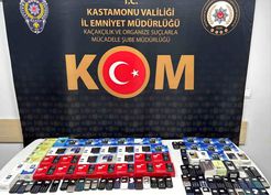 >Kastamonu'da 102 adet kaçak cep telefonu ele geçirildi