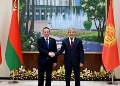 >Kırgızistan-Belarus ticaret hacminde hedef 500 milyon dolar