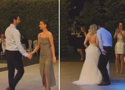 >Ünlü oyuncu Aytek Şayan katıldığı düğüne dansıyla damga vurdu