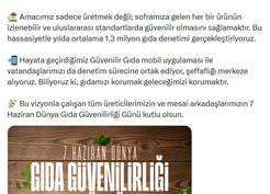 >Bakan Yumaklı: Yılda ortalama 1,3 milyon gıda denetimi gerçekleştiriyoruz