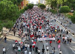 >Arnavutluk'ta Trump projesi protestosu 9. günde sürüyor