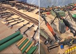 >Somali'de beş yıldızlı otelde çok sayıda İHA ve silah ele geçirildi