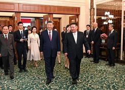 >Xi: Kuzey Kore Lideri Kim ile Yeni Dönemde İkili İlişkilerin Geliştirilmesine Yönelik Önemli Mutabakata Vardık