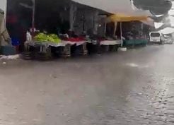 >Yatağan'da sağanak yağış etkili oldu