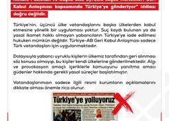 >DMM: 'Almanya kaçak mültecileri Türkiye'ye gönderiyor' iddiası doğru değil