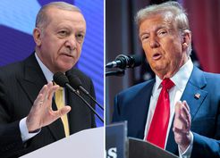 >Trump, İsrailli gazetecinin skandal sorusu karşısında tuzağa düşmedi ve Cumhurbaşkanı Erdoğan'a laf ettirmedi