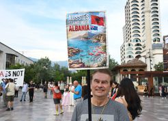>Arnavutluk'ta Trump bağlantılı turizm projesine karşı protestolar 12. gününde