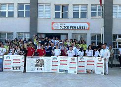 >Düzce'de öğrencilerin bilim ve sanat projeleri görücüye çıktı