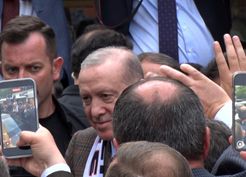 >Erdoğan Edirne'de vatandaşlarla buluştu