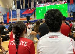 >Aydın'da milli maç heyecanı yaşandı