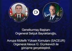 >Genelkurmay Başkanı Bayraktaroğlu, Avrupa Müttefik Yüksek Komutanı Grynkewich ile görüştü