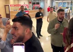 >Kubilay Kaan Kundakçı davasında duruşma öncesi rapçi Canbay ve aile arasında tartışma