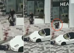>Kanada'daki silahlı saldırıda polisin bir sivili vurduğu anlar kamerada