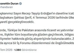 >Pakistan Başbakanı Şahbaz Şerif, 4 Temmuz'da Türkiye'ye Çalışma Ziyareti Gerçekleştirecek