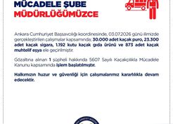 >Ankara'da kaçakçılık operasyonu: 30 bin adet kaçak puro ele geçirildi