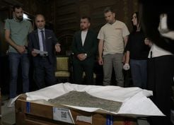 >Fransa, daha önce ödünç verilen 23 tarihi eseri Şam Ulusal Müzesi'ne iade etti