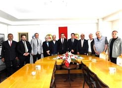 >Vali Baruş'tan DAGC'ye iade-i ziyaret