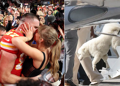 >İşte Taylor Swift ve Travis Kelce'nin sır gibi sakladığı köpeği!