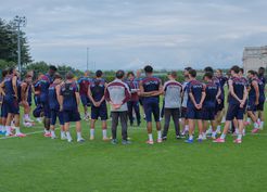 >Trabzonspor, Mehmet Ali Yılmaz Tesisleri'nde akşam antrenmanı yaptı