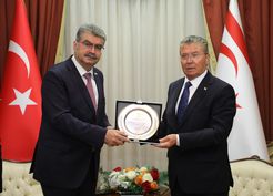 >TBMM Heyeti KKTC Başbakanı Üstel Tarafından Kabul Edildi