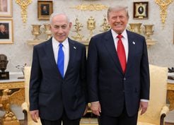 Trump, Netanyahu ile Beyaz Saray'da bir araya geldi