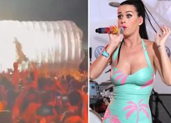 Katy Perry'ye konserde 