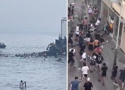 İspanya'da düzensiz göçmen krizi! Yüzerek geldiler, şehri karıştırdılar