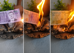Suriye'de Esad’lı paralar tarihe karıştı: Eski banknotları yaktılar